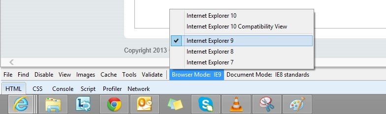 fix compatibility view on internet explorer 10